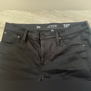 J. Crew Black Straight-Leg Jeans